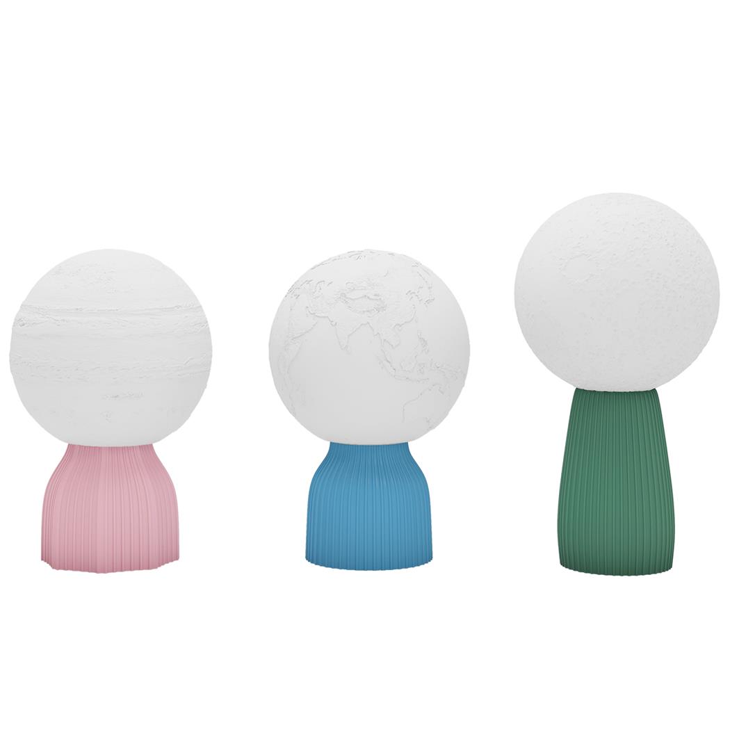 3er Set Tischlampen CIELO mit regulierbarer Helligkeit und Temperatur