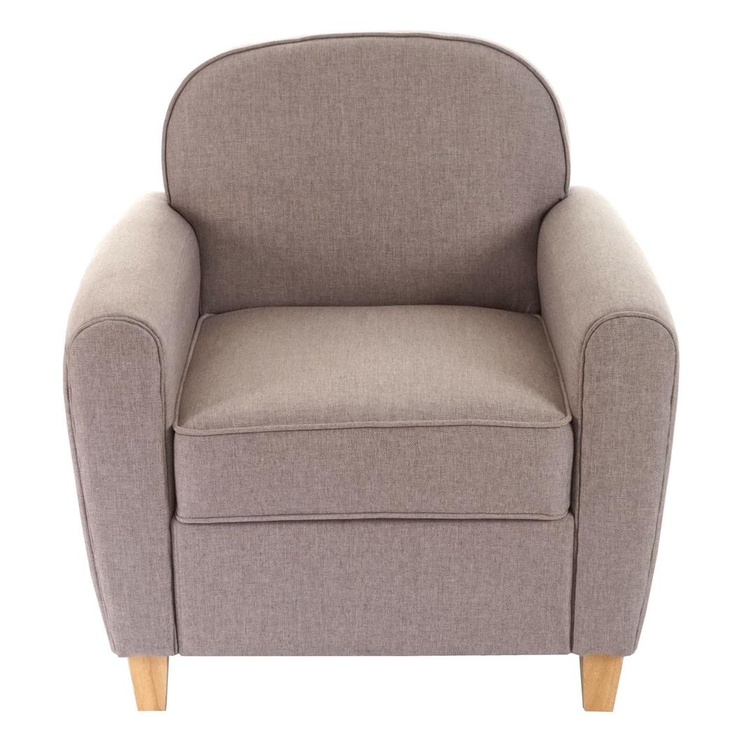 Sessel ARTIS. Elegantes Design, bequem und vielseitig, Lederbezug, Farbe Grau