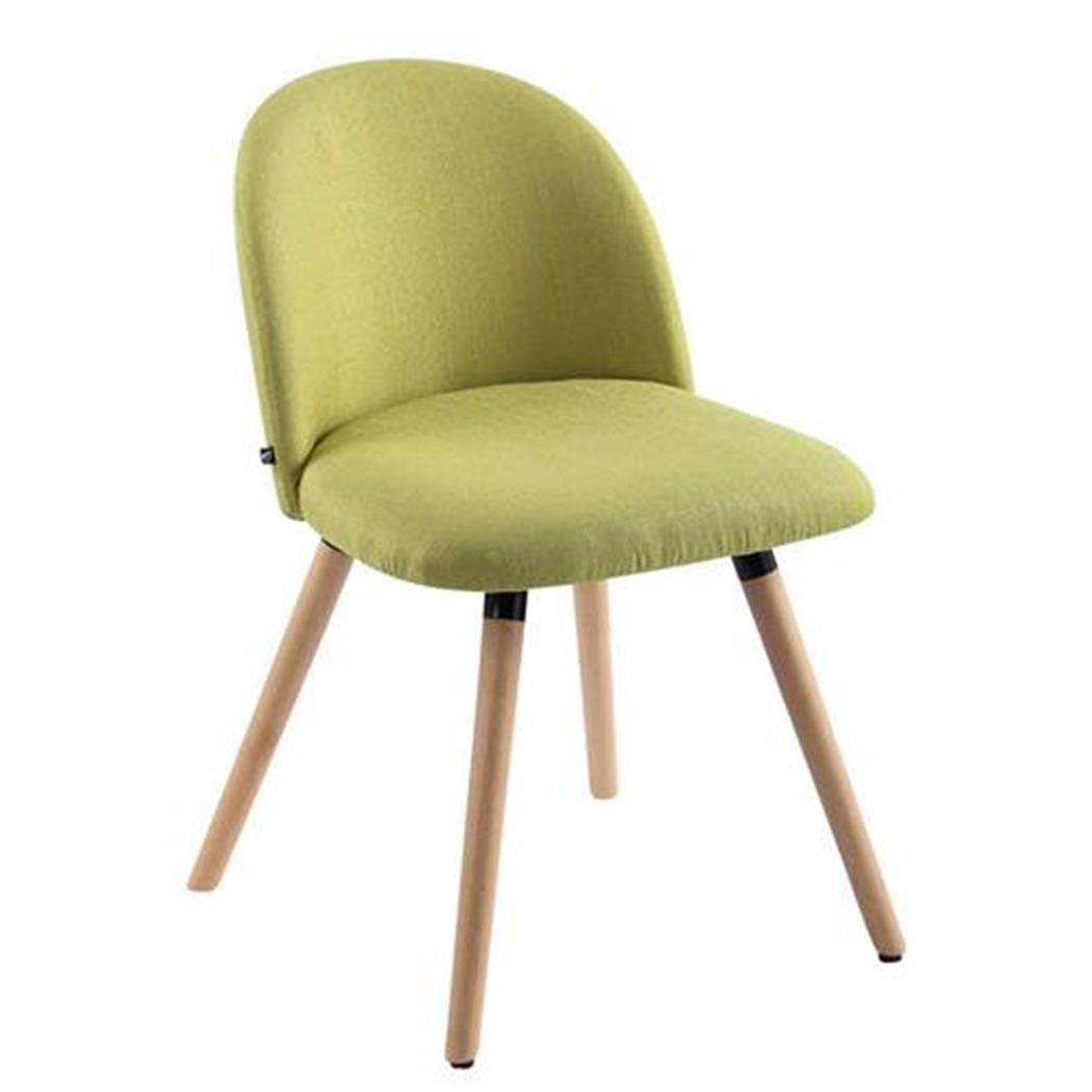 Besucherstuhl MINA, trendiges Design, Buchenholz, Farbe Grün