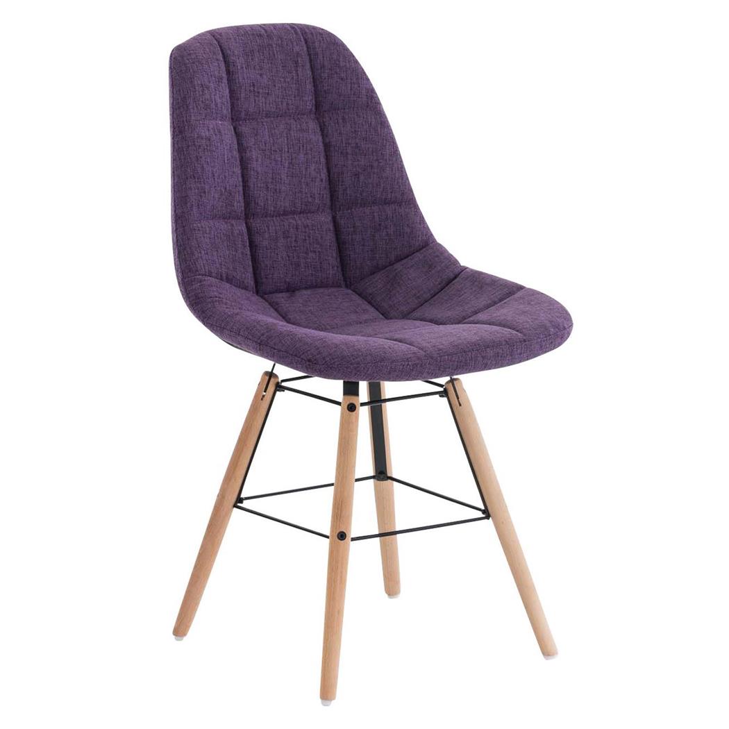 Besucherstuhl TOMMY STOFF, exklusives Design, Farbe Lila