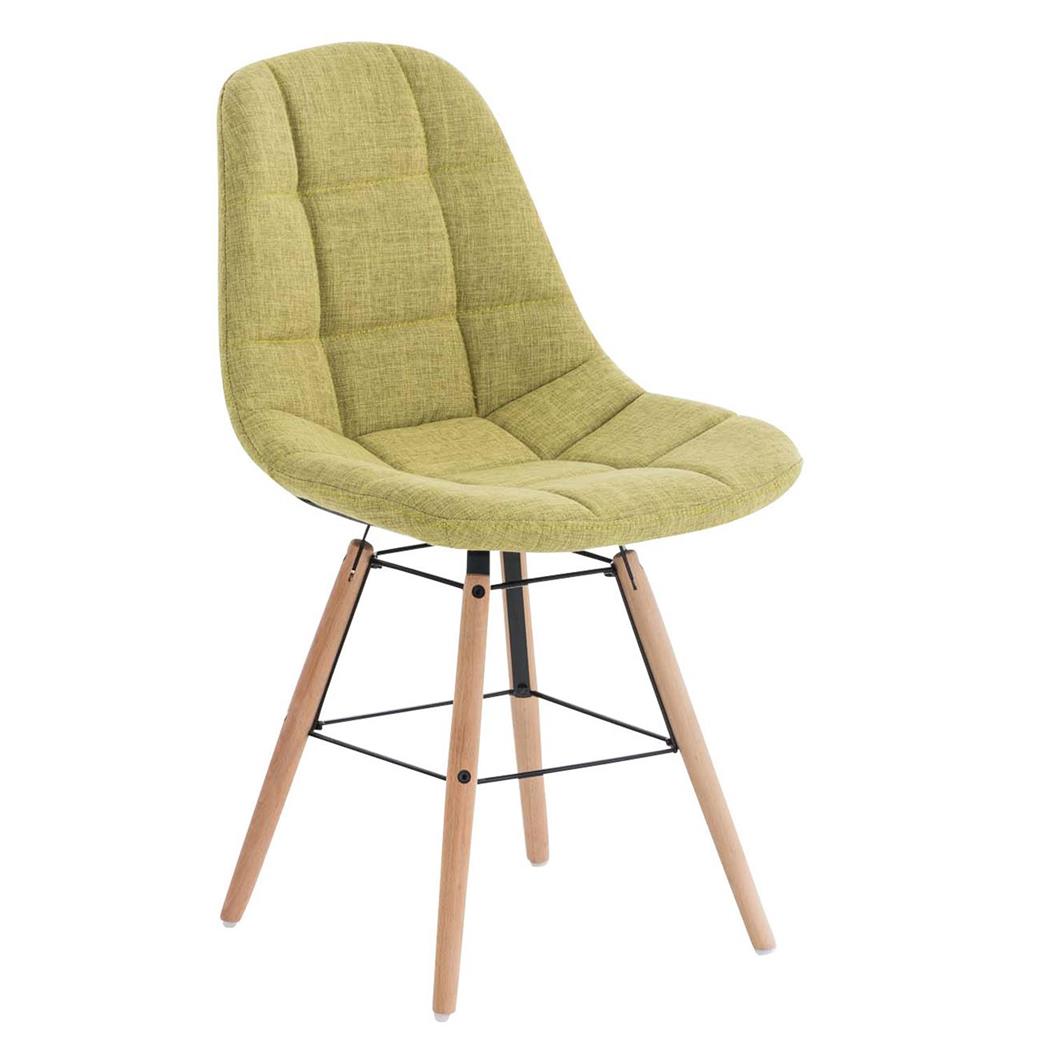 Besucherstuhl TOMMY STOFF, exklusives Design, Farbe Grün