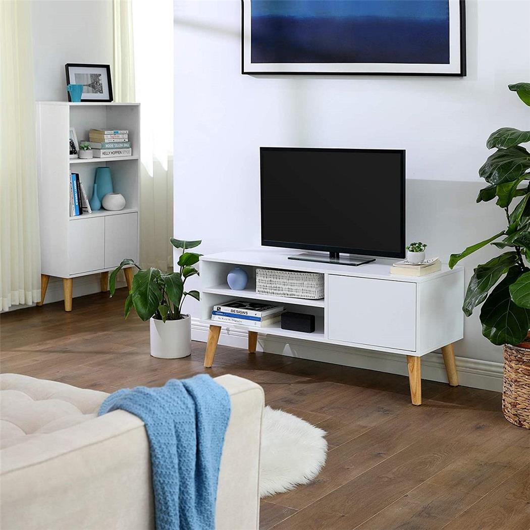 Büroschrank LONDON, Kommode, Abmessungen 110x49x40 cm, skandinavisches Design, Farbe Weiß