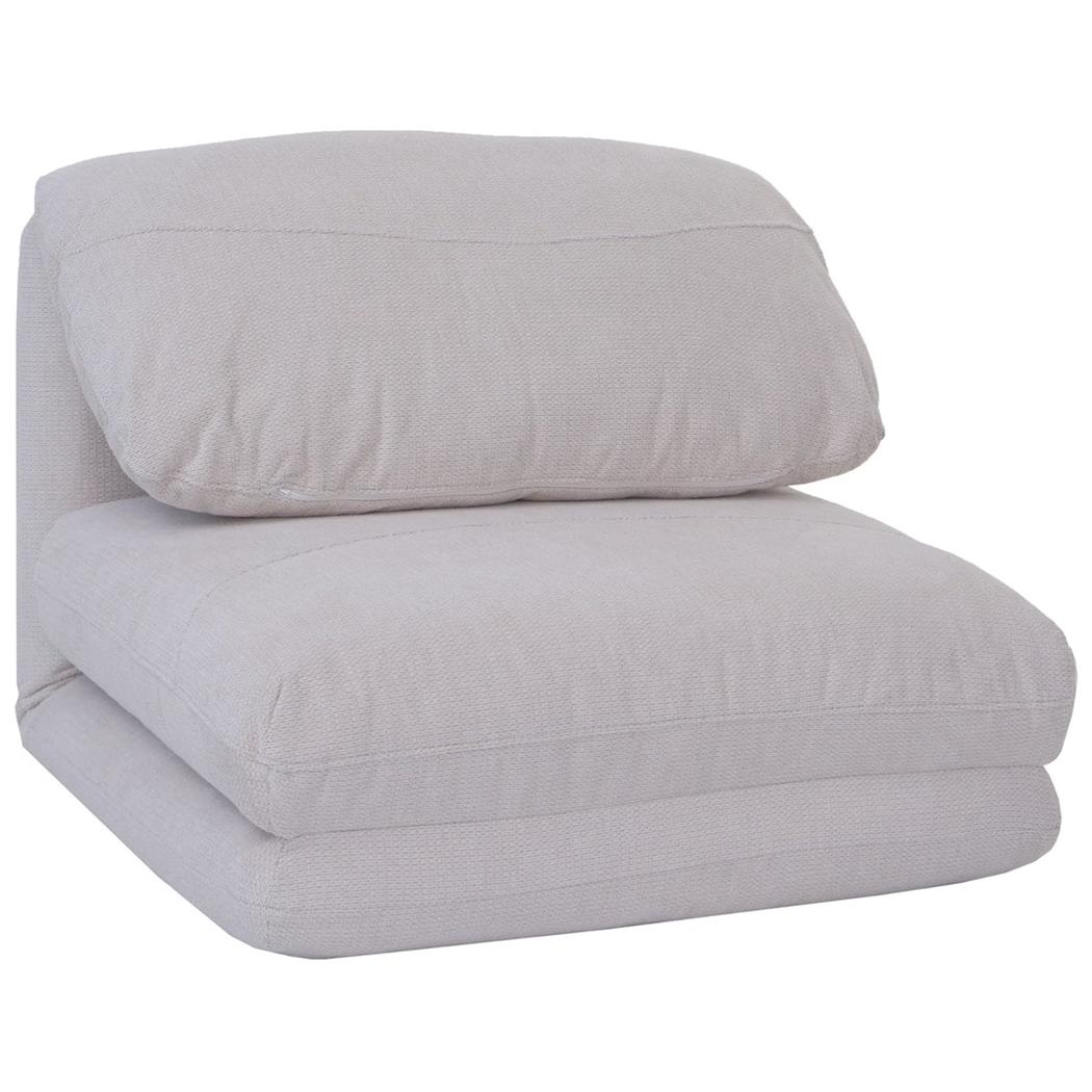 Schlafsessel NANTES, bequem gepolstert, praktisch und komfortabel, Stoffbezug, Farbe Beige