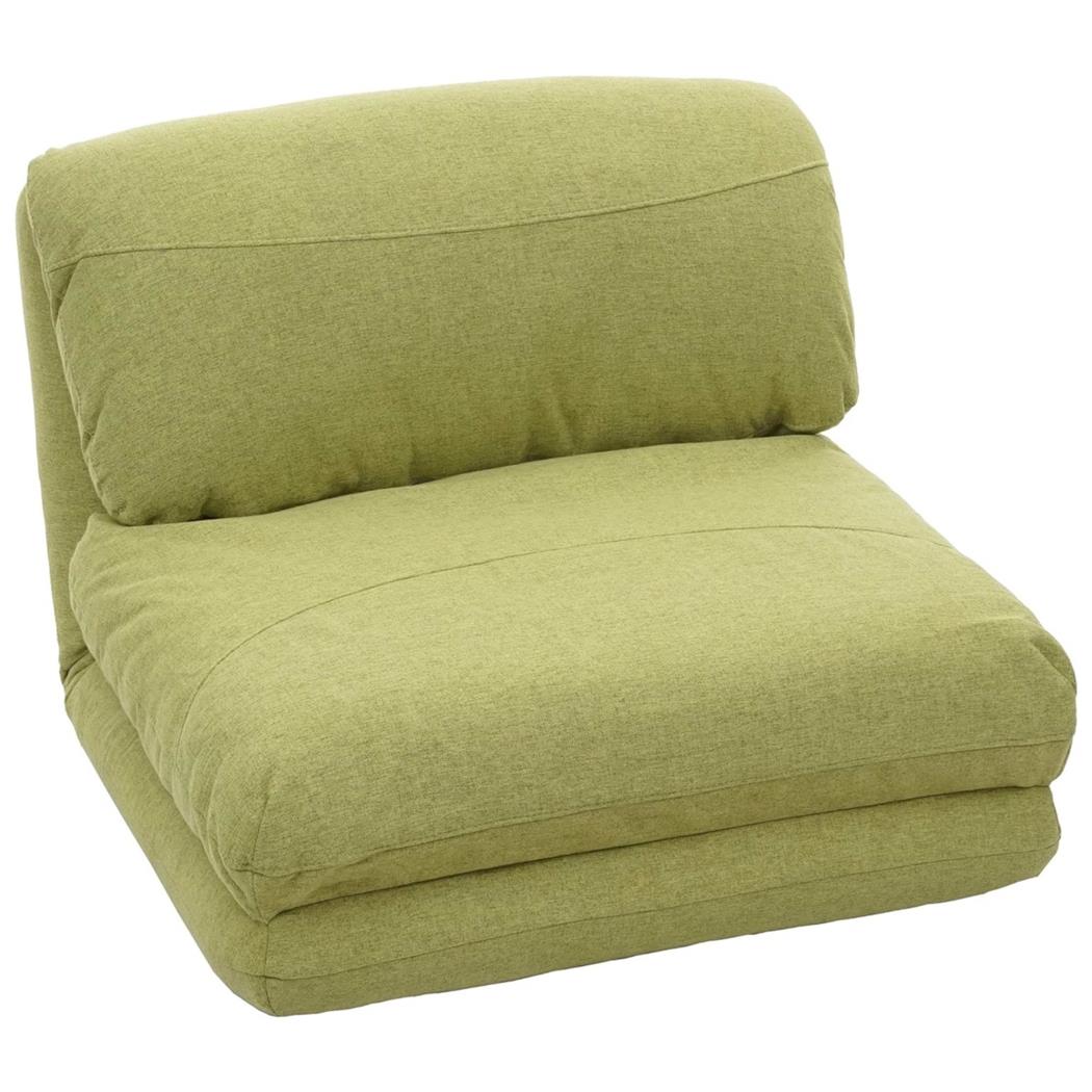 Schlafsessel NANTES, bequem gepolstert, praktisch und komfortabel, Stoffbezug, Farbe Grün