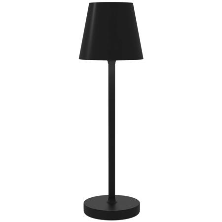 Büroleuchte ALVA, Tischleuchte, Höhe 36,5cm, USB-aufladbar, 3 Modi, Farbe Schwarz