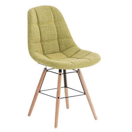 Besucherstuhl TOMMY STOFF, exklusives Design, Farbe Grün